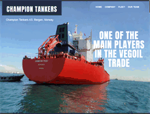 Tablet Screenshot of championtankers.no